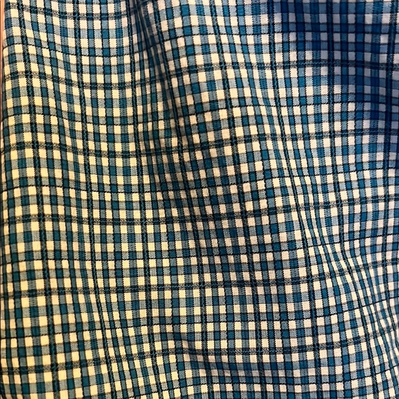 Medium Calvin Klein Men's Blue plaid Shirt - Picture 4 of 4